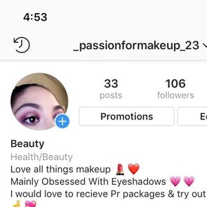Follow Me On Insta @_passionformakeup_23 ❤️